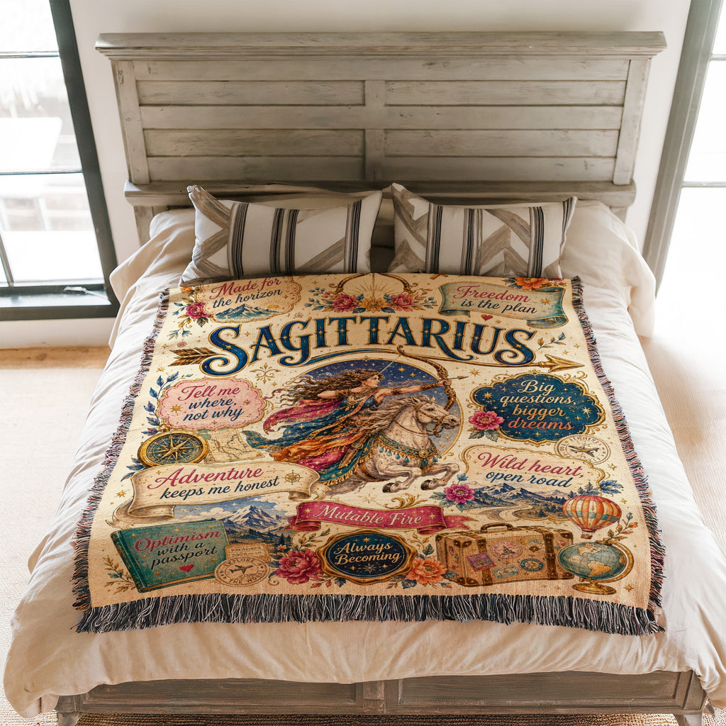 Sagittarius – Open Road Archer Zodiac Blanket