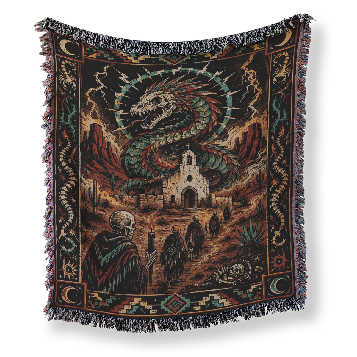 Thunder Serpent of the Desert Blanket