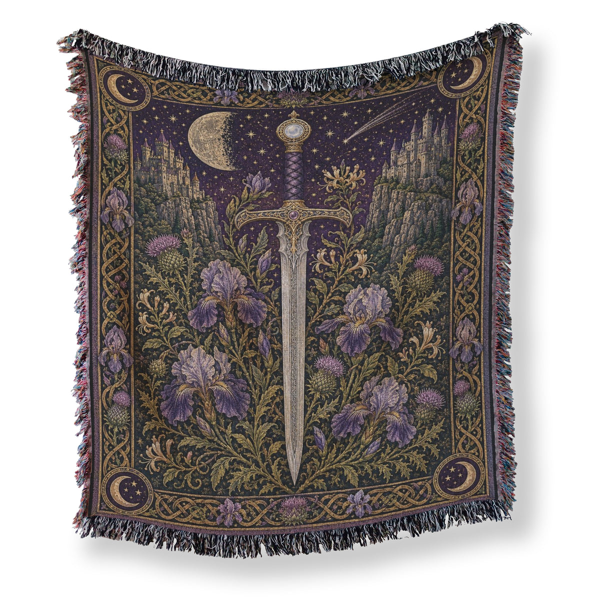 The Amethyst Castle Sword Blanket