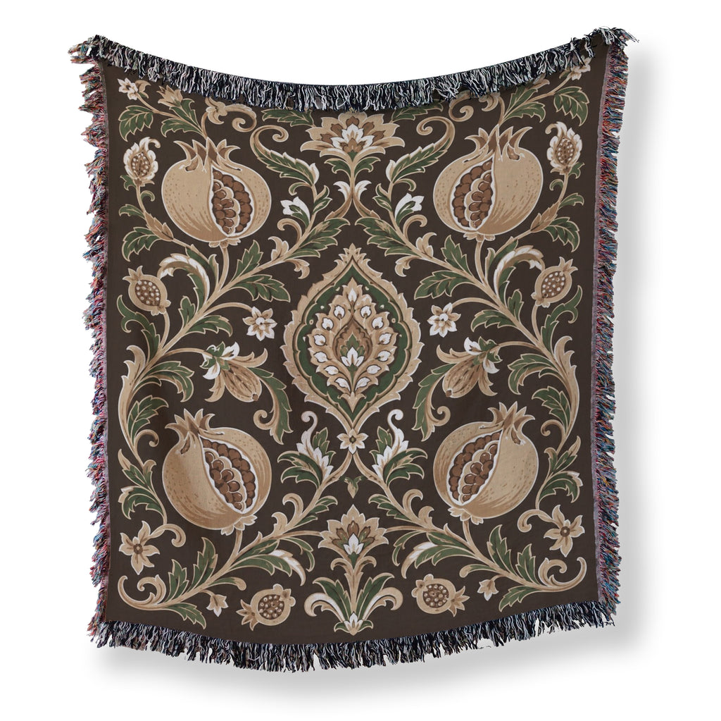 The Gilded Pomegranate Garden Blanket