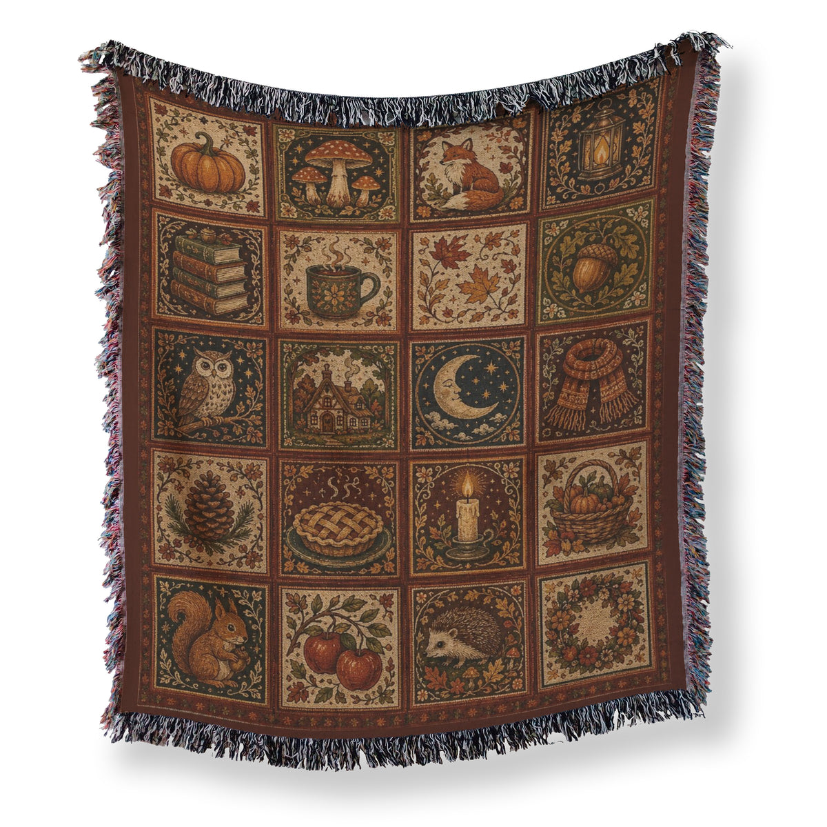 Autumn Tales Patchwork Blanket