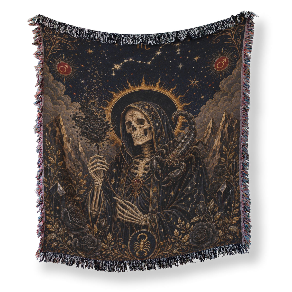 Scorpio Eclipse Keeper – Gothic Zodiac Blanket