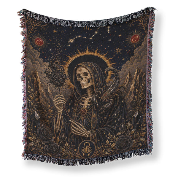 Scorpio Eclipse Keeper – Gothic Zodiac Blanket