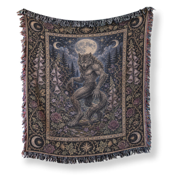 Werewolf Beneath the Full Moon Blanket