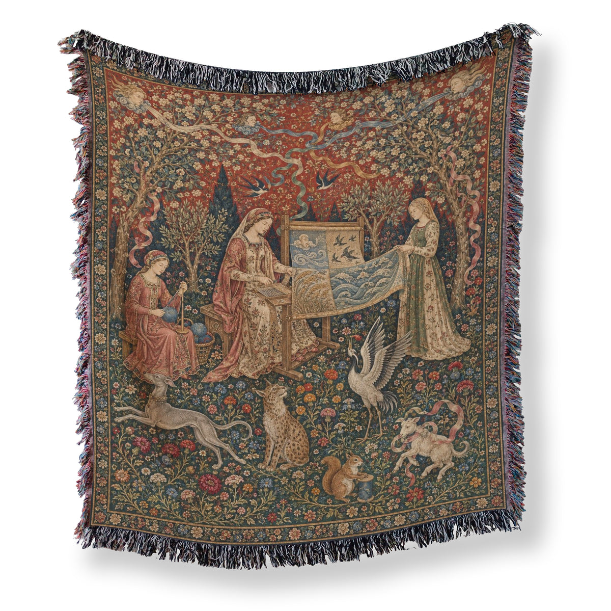The Embroiderers’ Garden Blanket Main image