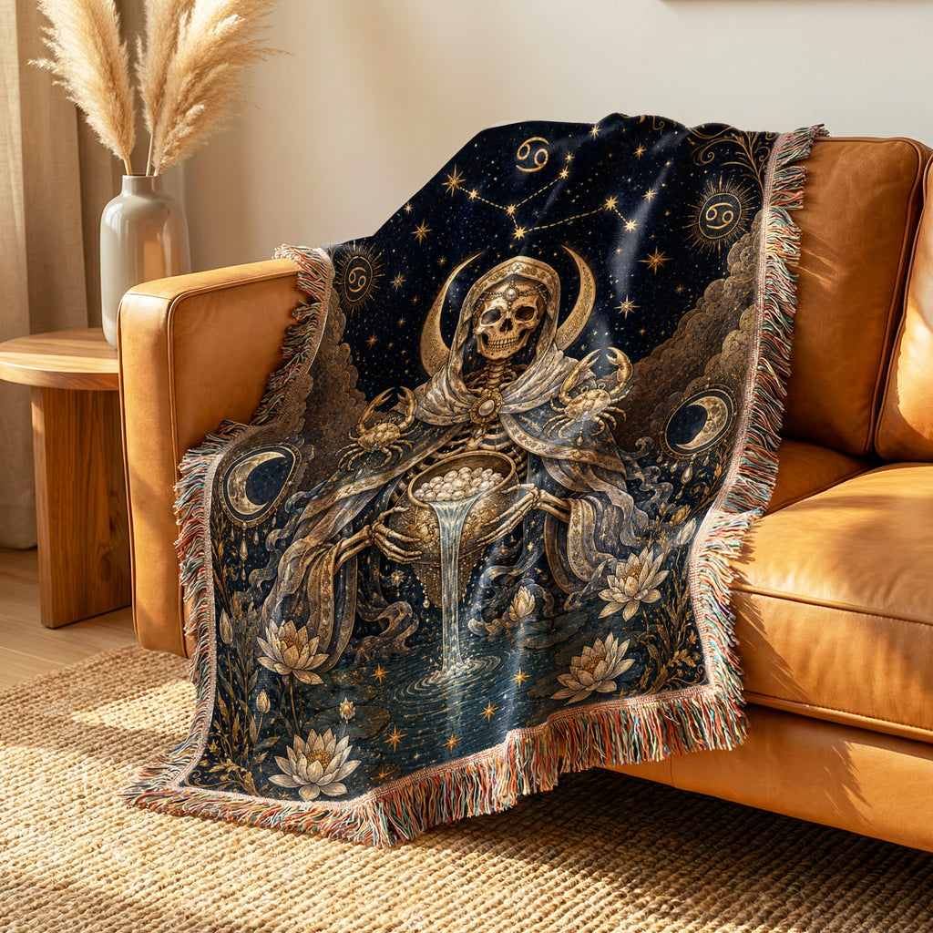 Cancer Moonwater Oracle – Gothic Zodiac Blanket