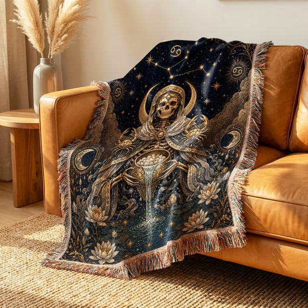 Cancer Moonwater Oracle – Gothic Zodiac Blanket