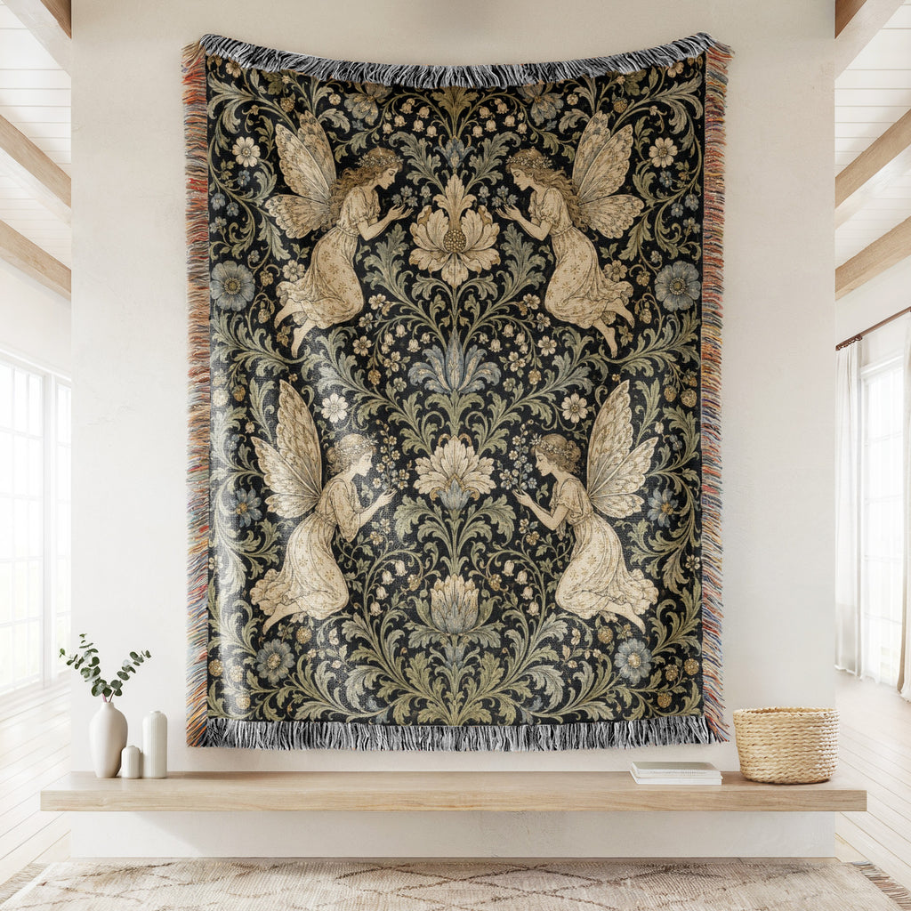 Nocturne Fairy Tapestry Blanket