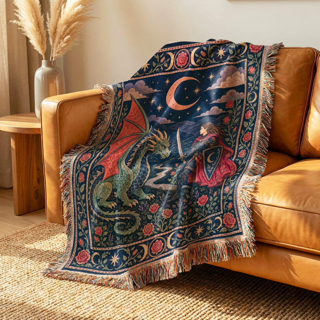 The Crescent Rose Dragon Duel Blanket