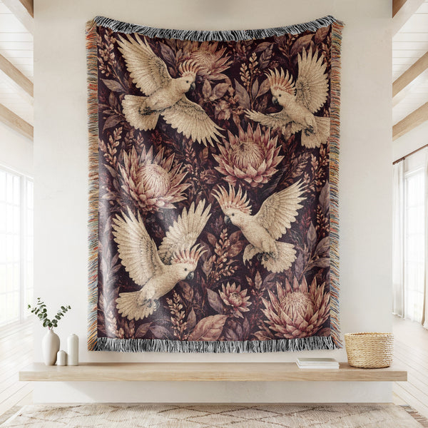 Cockatoo Protea Blanket