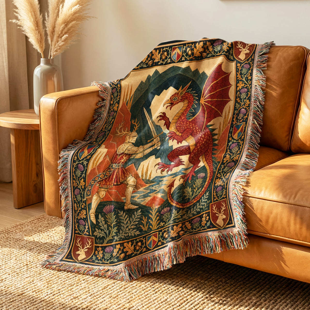 The Red Wyrm of the Mountain Pass Blanket