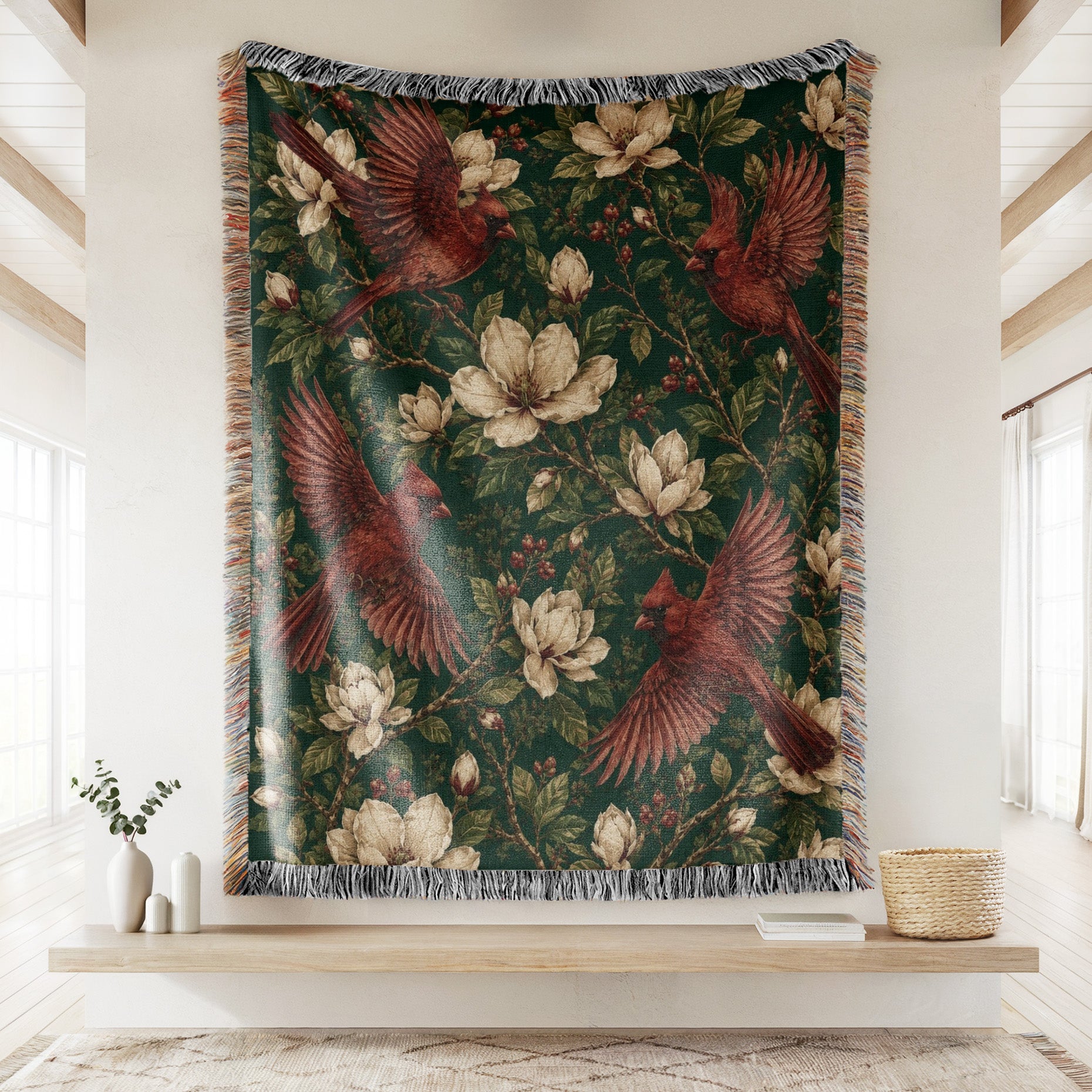 Cardinal Magnolia Blanket Secondary image