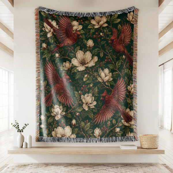 Cardinal Magnolia Blanket