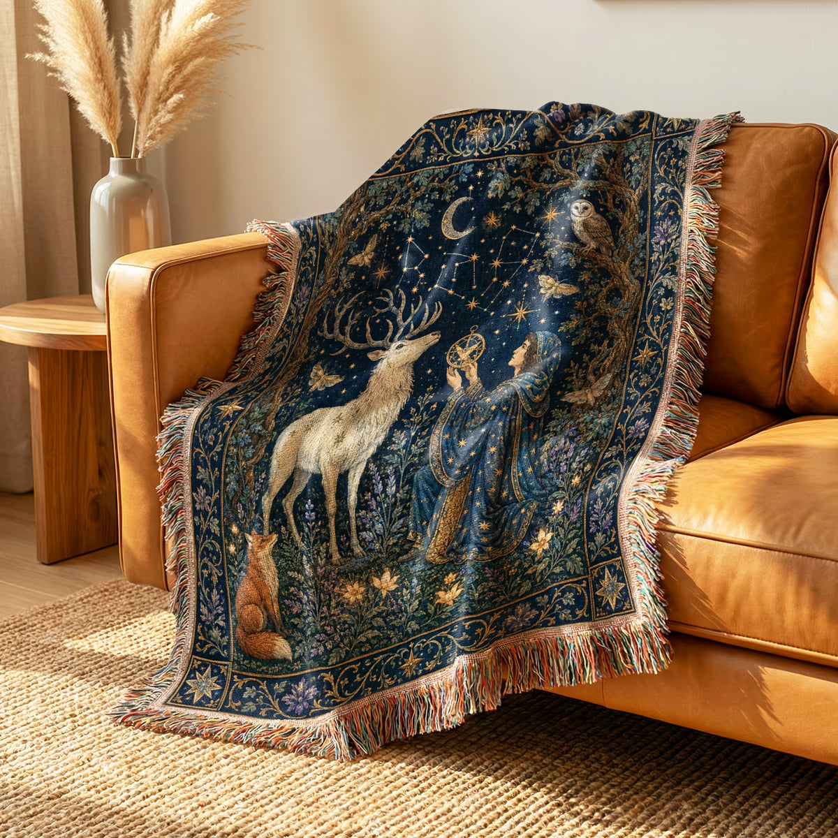 The Astrologer and the White Stag Blanket