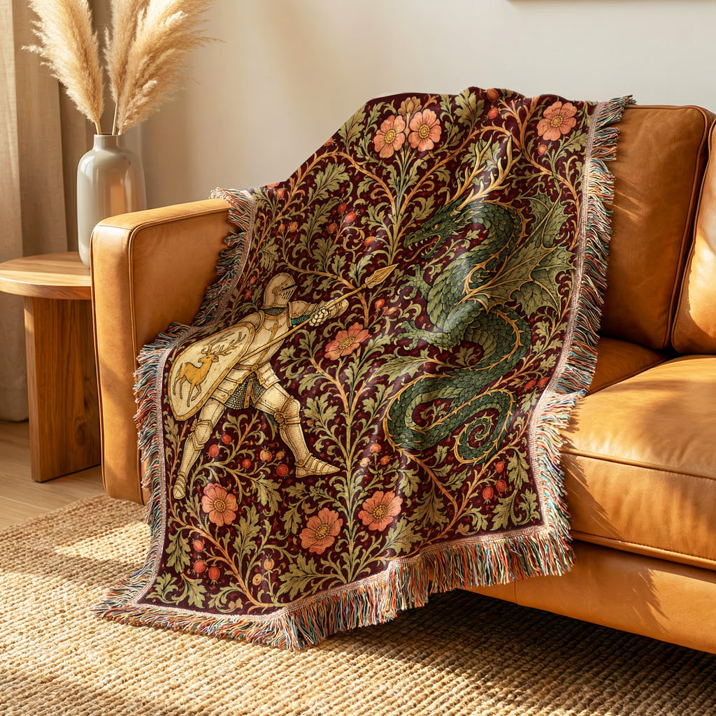 The Rosewood Wyrm Duel Blanket