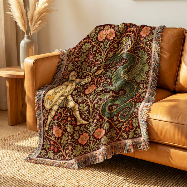 The Rosewood Wyrm Duel Blanket