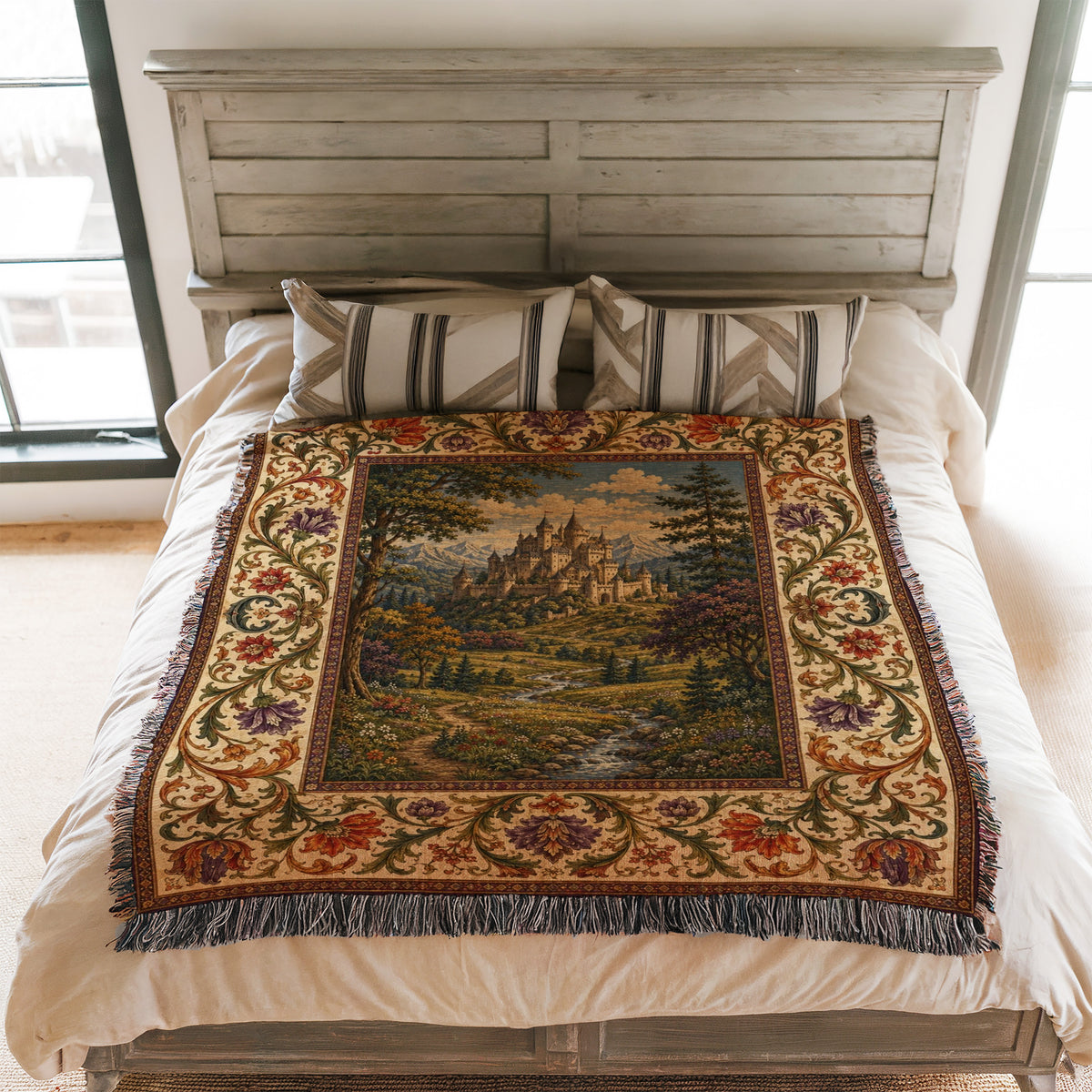 The Ivory Garden Castle Blanket