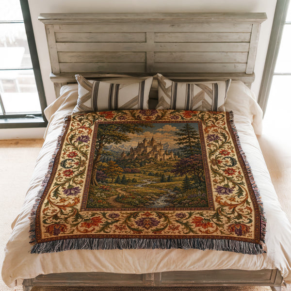 The Ivory Garden Castle Blanket