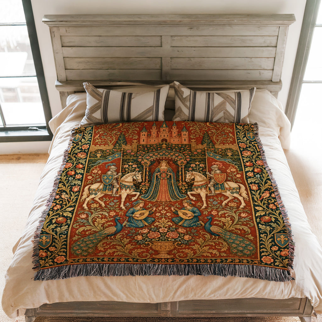 The Queen of the Rose Court Blanket