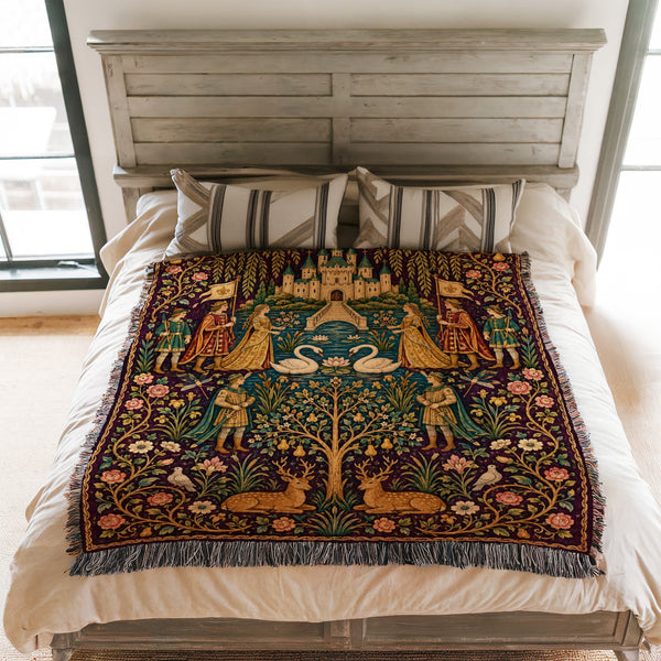 The Swan Court of Willowmere Blanket