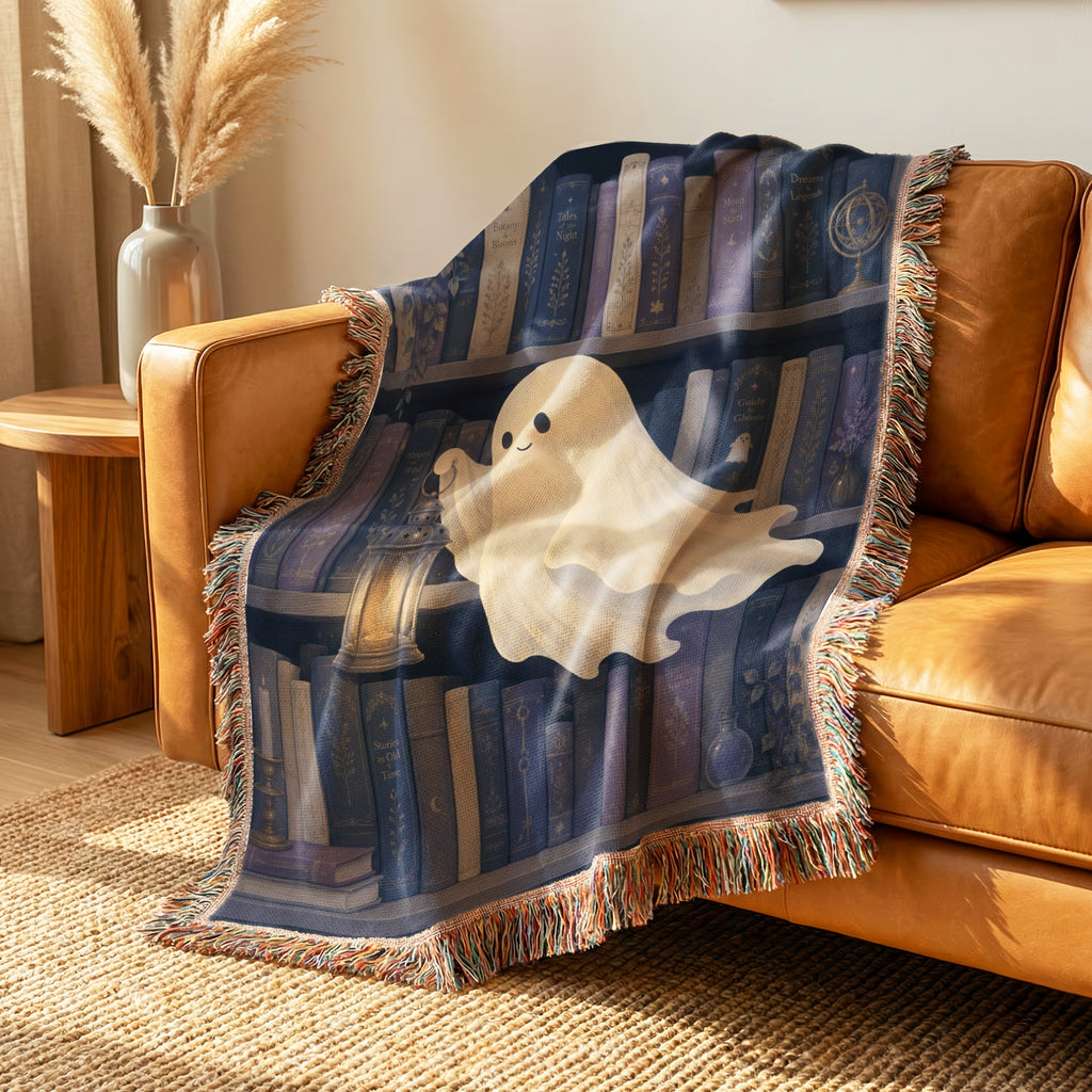 The Lantern Ghost Library Blanket
