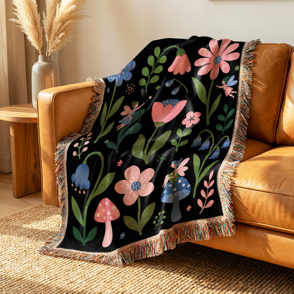 Fairies of the Flower Patch Blanket