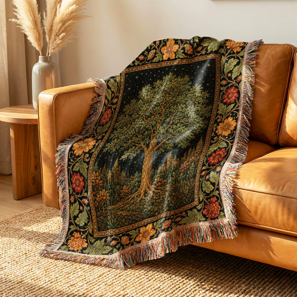 Autumn Kingdom Tree Blanket