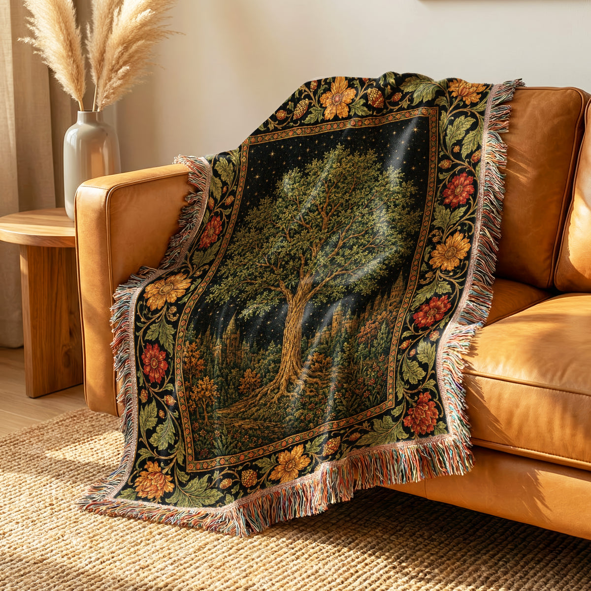 Autumn Kingdom Tree Blanket