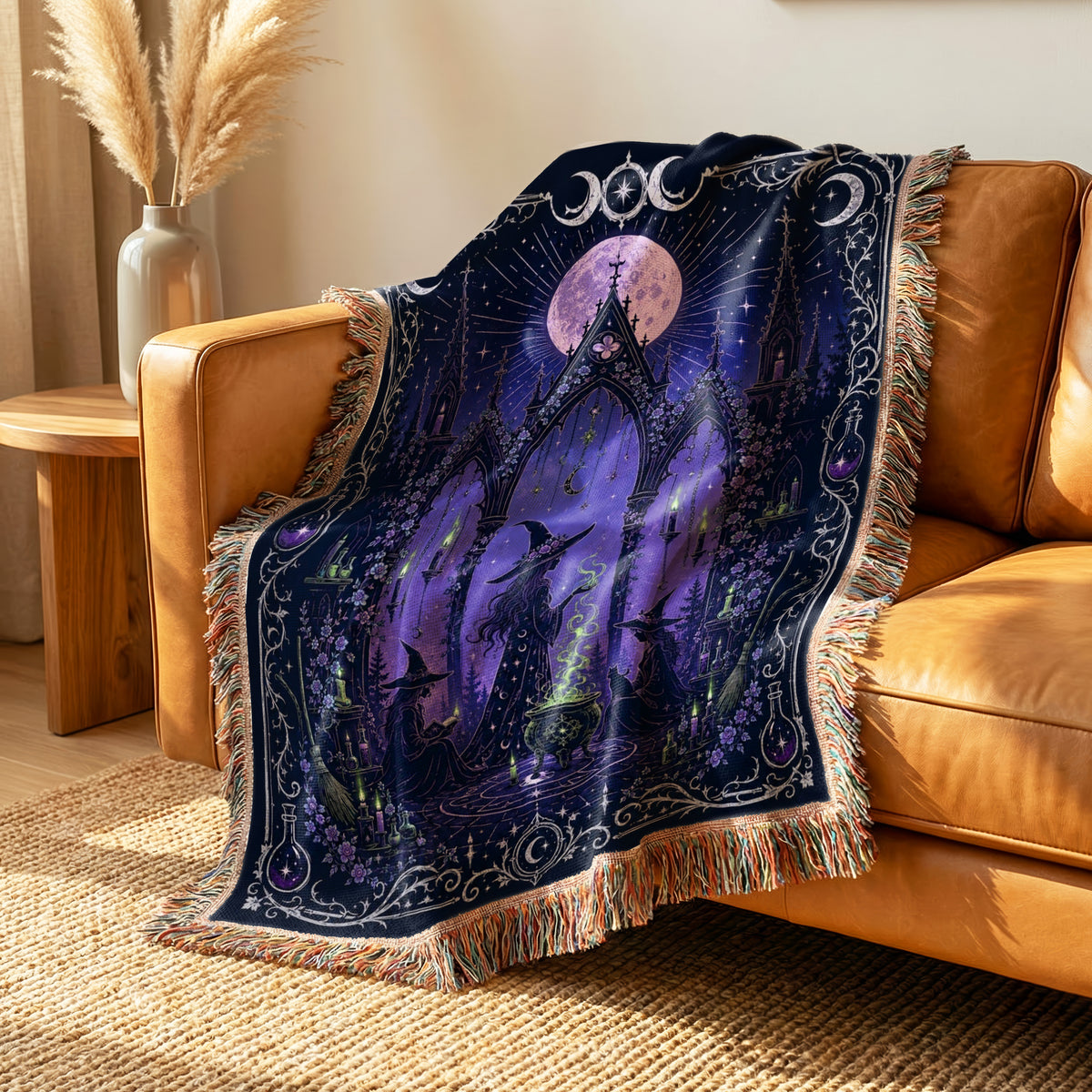 Witches of the Violet Cathedral Blanket