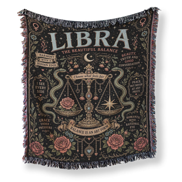 Libra – The Beautiful Balance Zodiac Blanket
