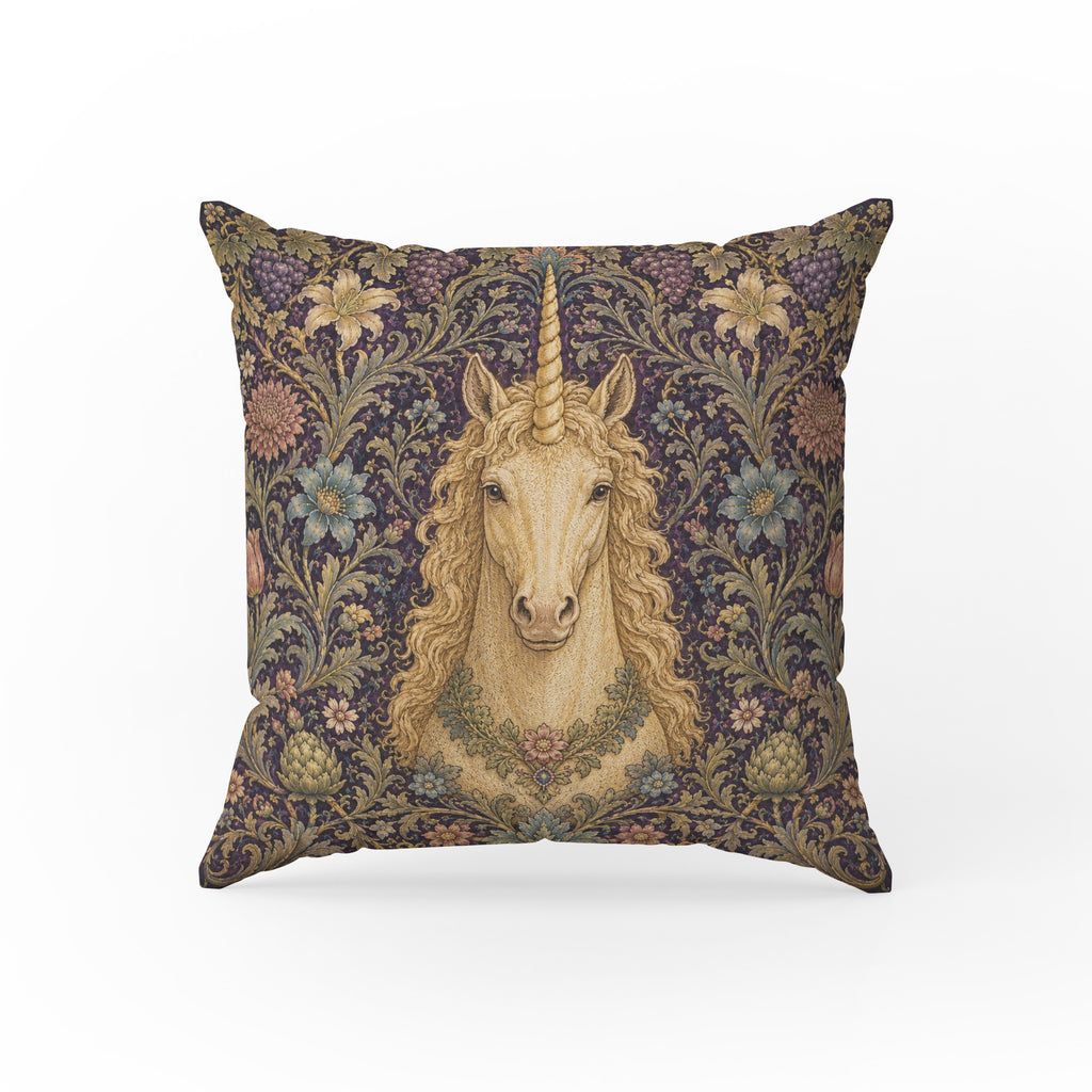 The Unicorn of Grapes – Medieval Botanical Pillow
