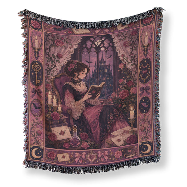 Rosebound Gothic Reader Blanket