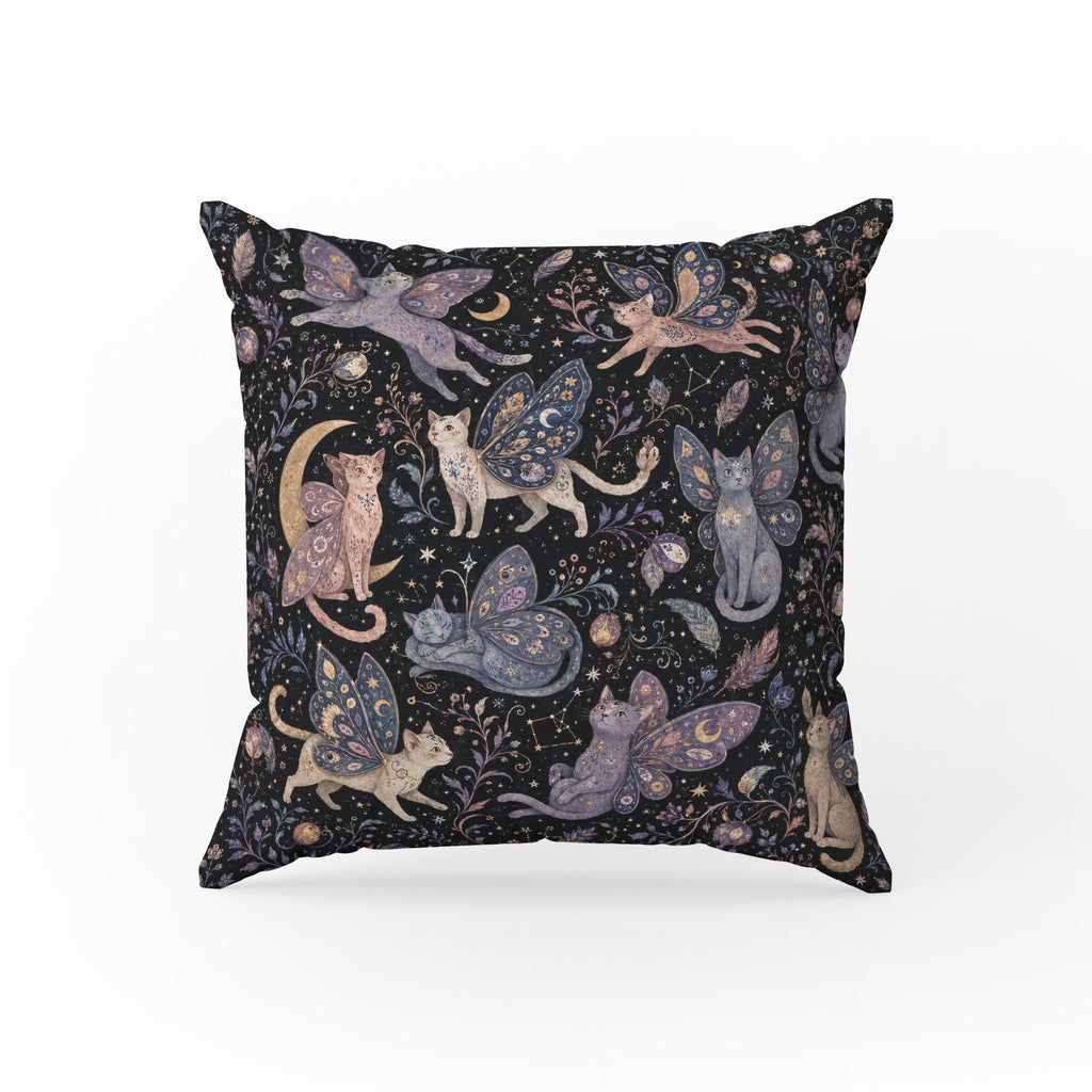 Moonwing Cats – Celestial Fairy Cat Pillow