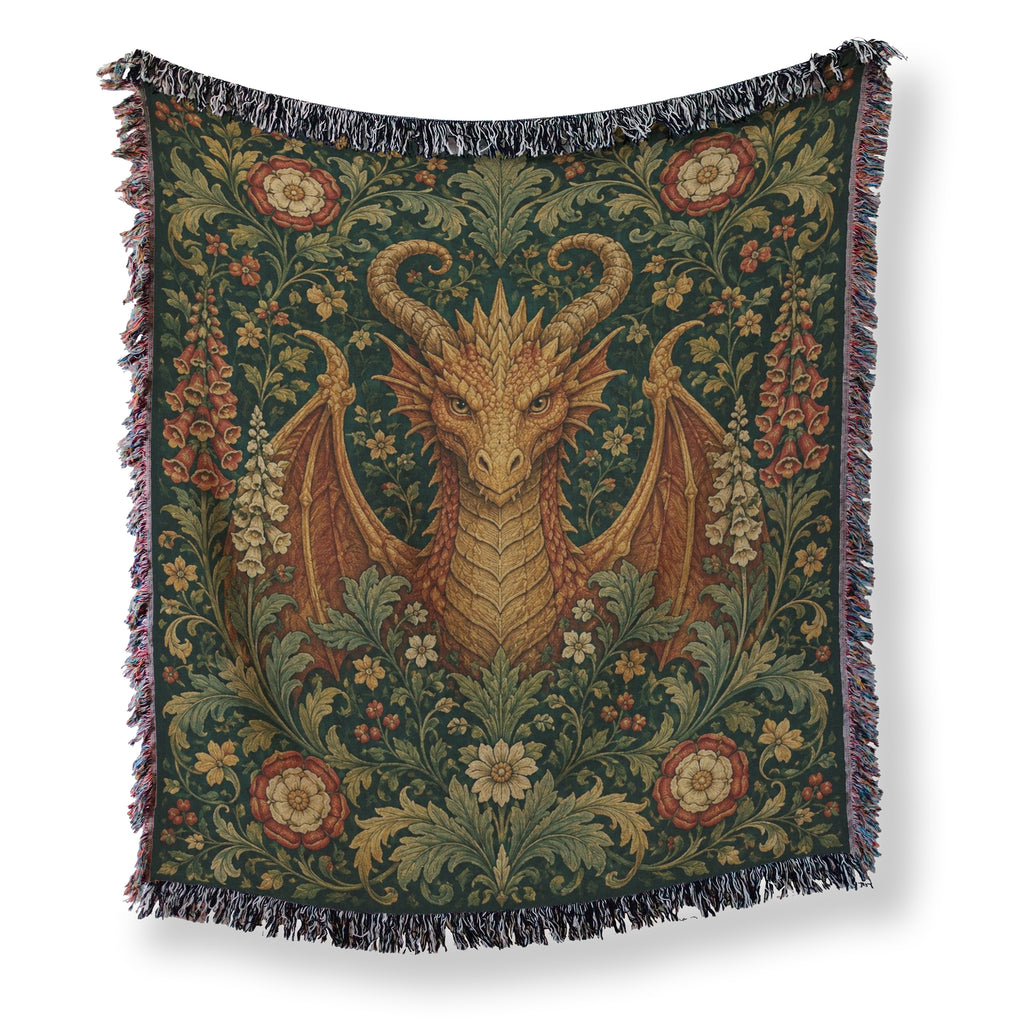 The Rosewood Dragon Blanket