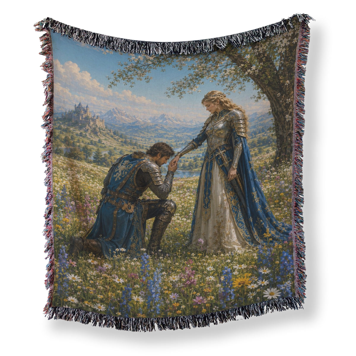 The Knight’s Wildflower Vow Blanket Main image