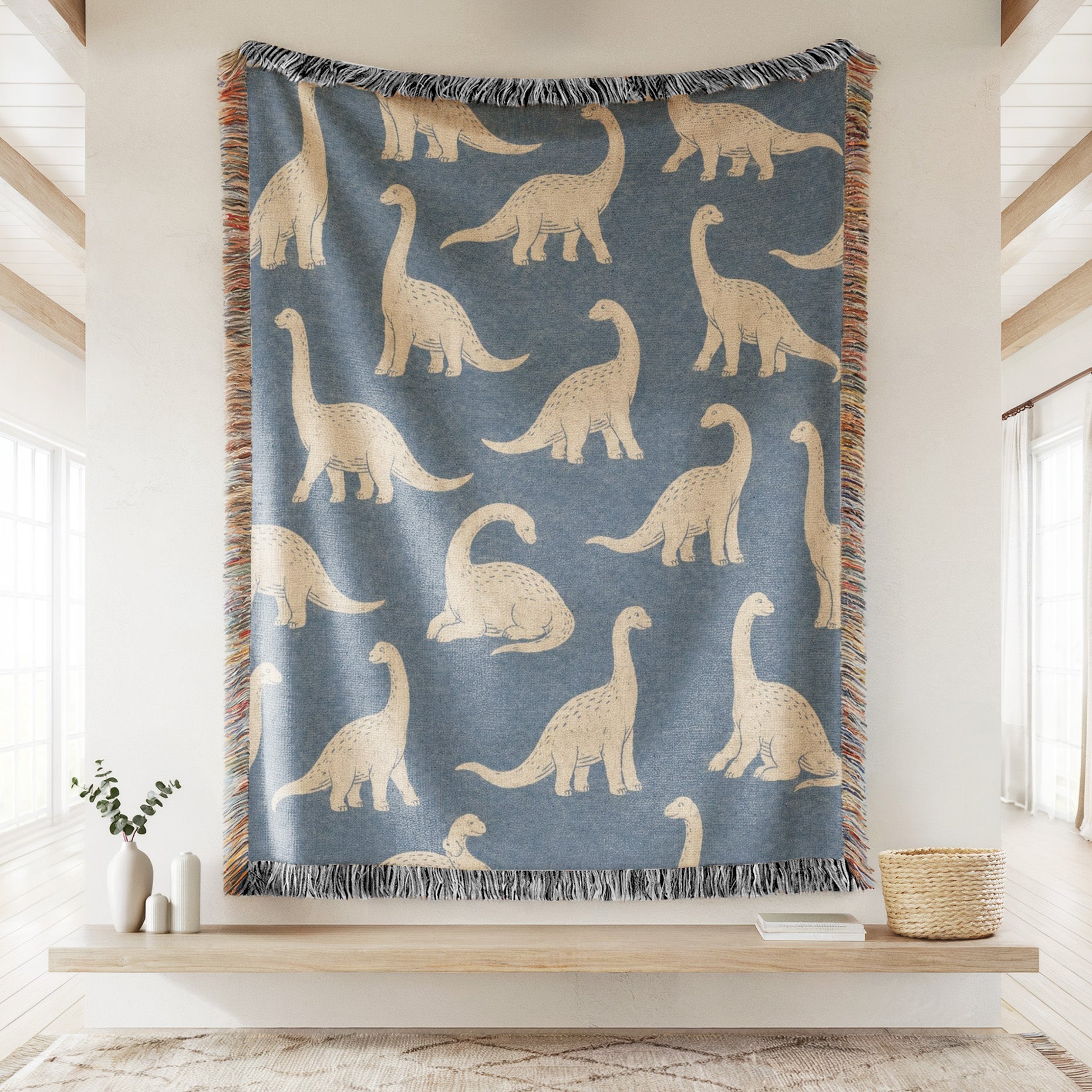 Vintage Brontosaurus Blanket Secondary image