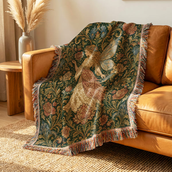 Tapestry Garden Fairy Blanket