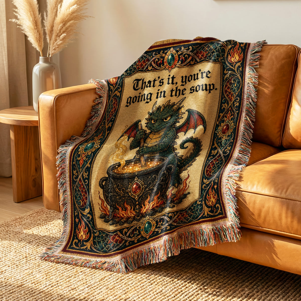 The Soup Pot Dragon Blanket