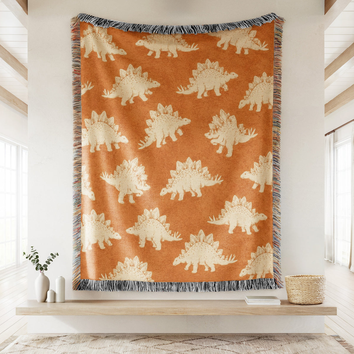 Vintage Stegosaurus Blanket