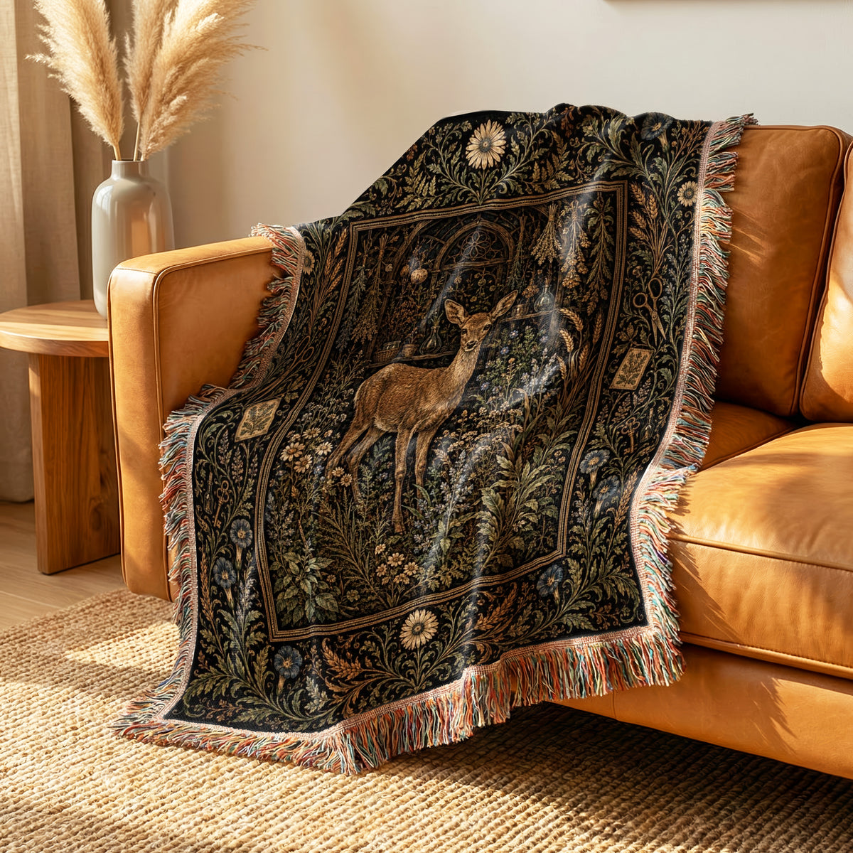 Virgo Herbal Garden Zodiac Blanket