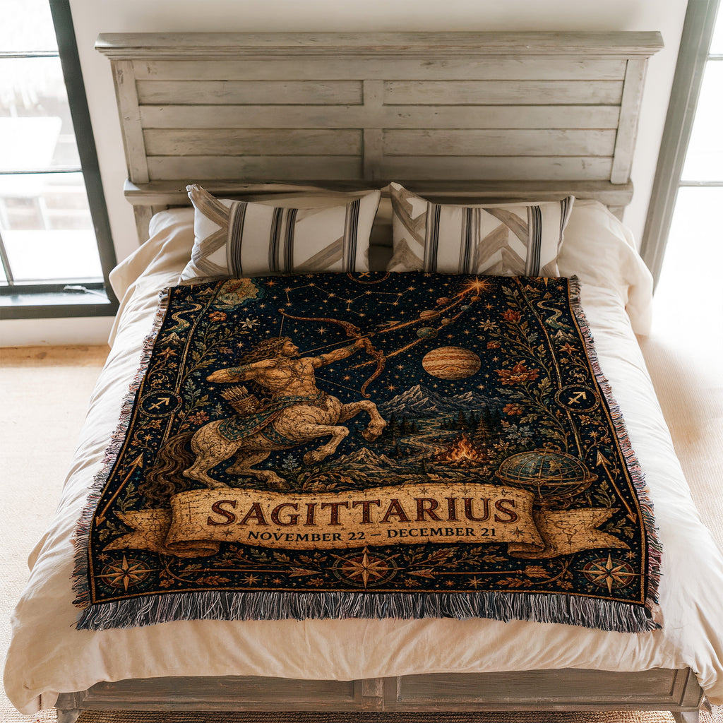 Sagittarius Starbound Centaur Archer Blanket