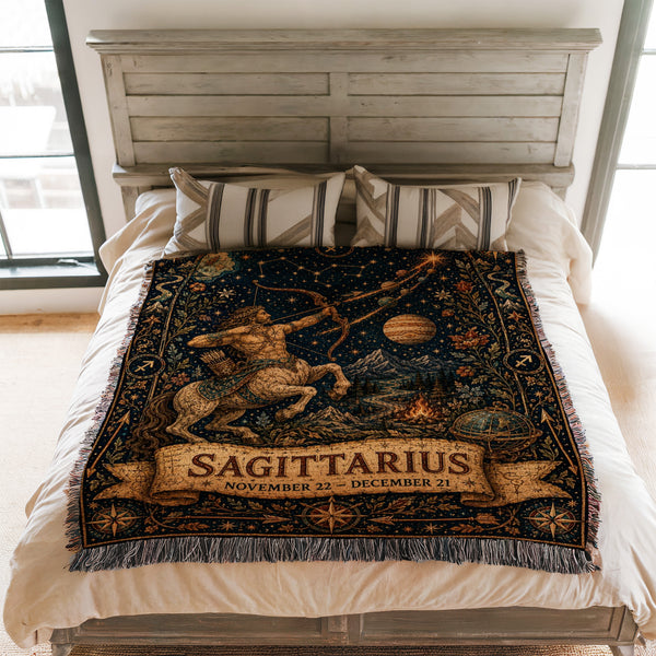 Sagittarius Starbound Centaur Archer Blanket