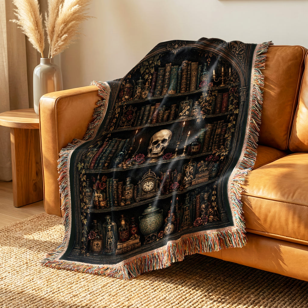 Curiosities of the Gothic Library Blanket