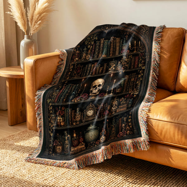 Curiosities of the Gothic Library Blanket