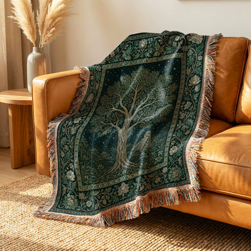 Temple Beneath the Stars Blanket