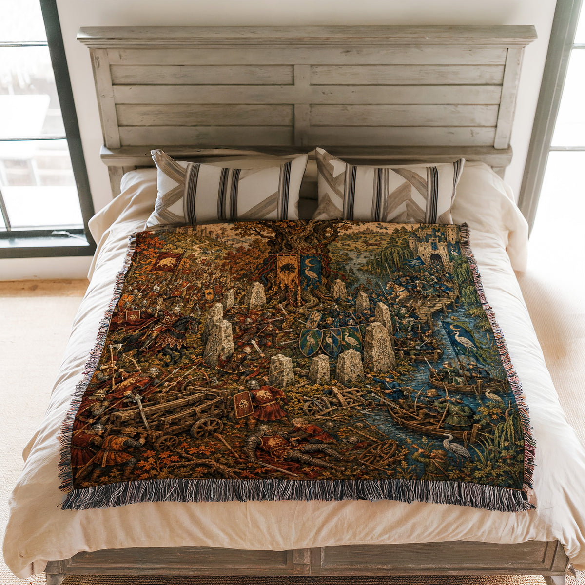 The Battle Beneath the Ancient Oak Blanket