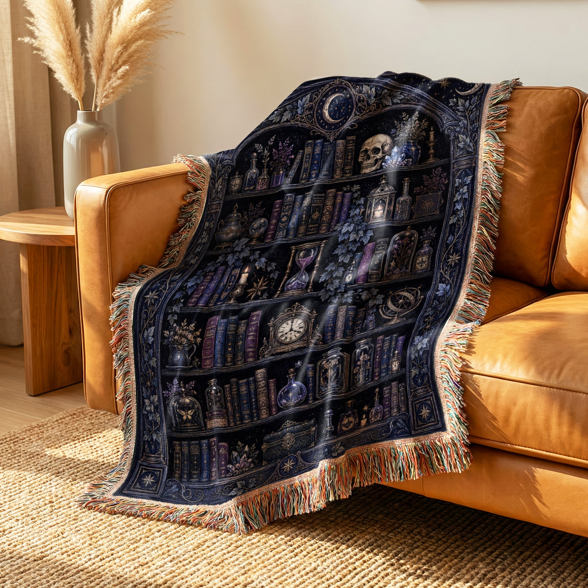Midnight Alchemist Library Blanket