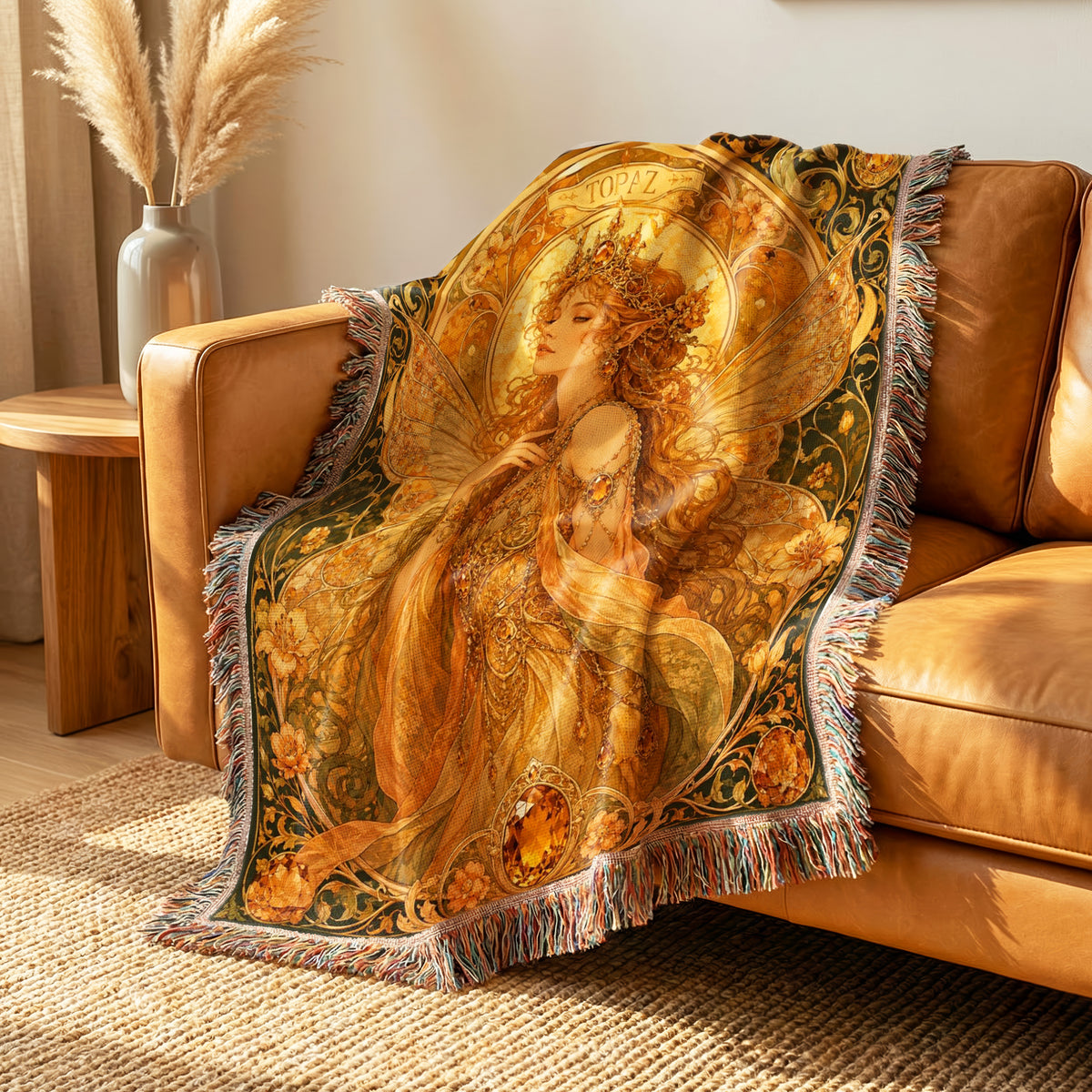 Golden Topaz Fairy Blanket