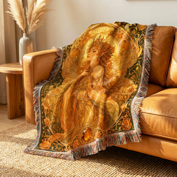 Golden Topaz Fairy Blanket