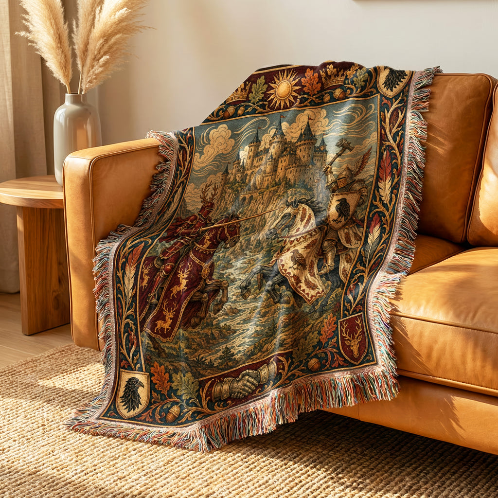The Raven & Stag Knights Blanket